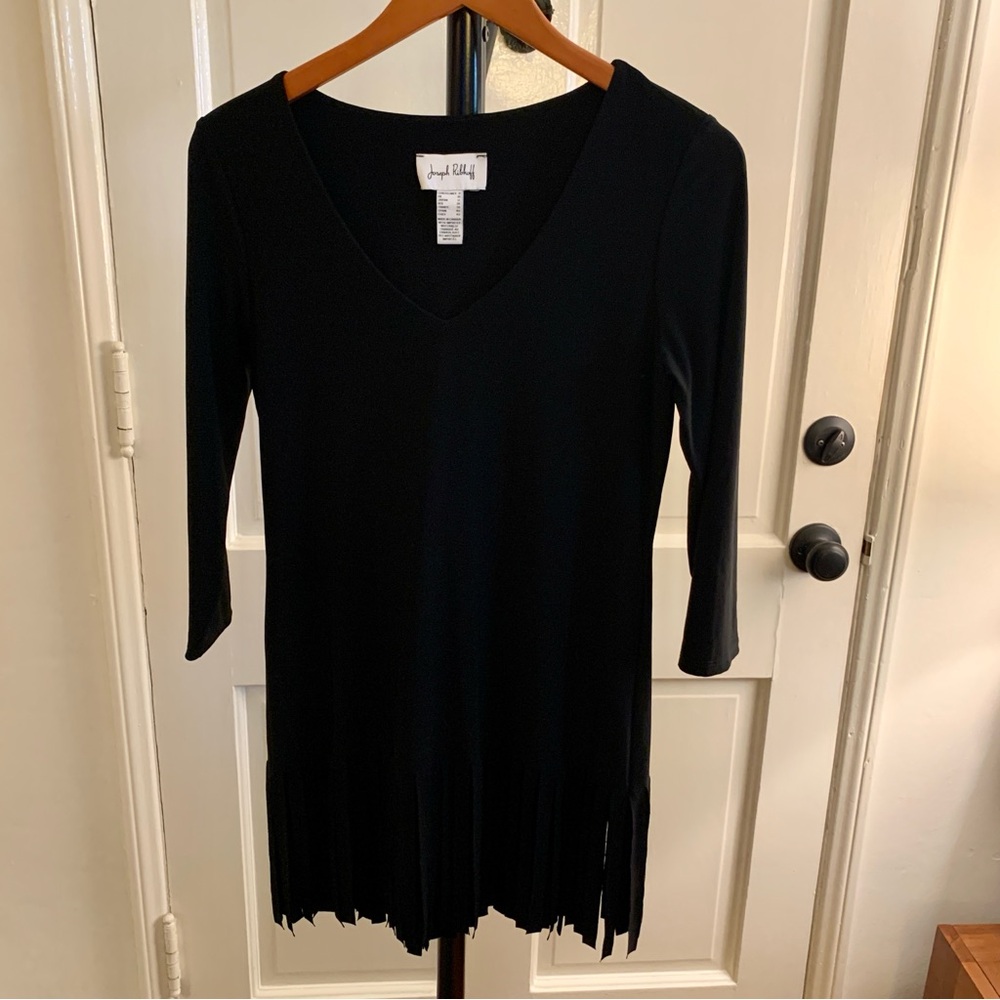 Joseph Ribkoff fringed top